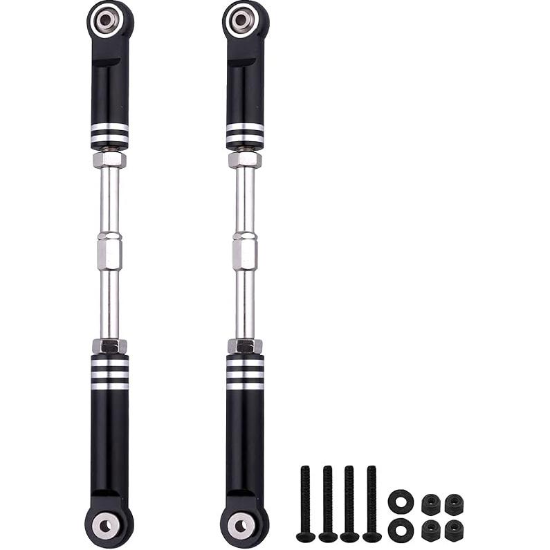 Aluminum Rear Suspension Links Kit Steering Linkage Turnbuckles and Camber Links for Arrma 1/8 Kraton/Notorious 6S BLX Upgrades Parts (Red)