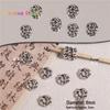 Antique Silver Ring Pattern Spacer Beads for DIY Handmade Jewelry