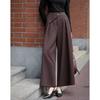 Demana Pleated Wide-Leg Casual Pants