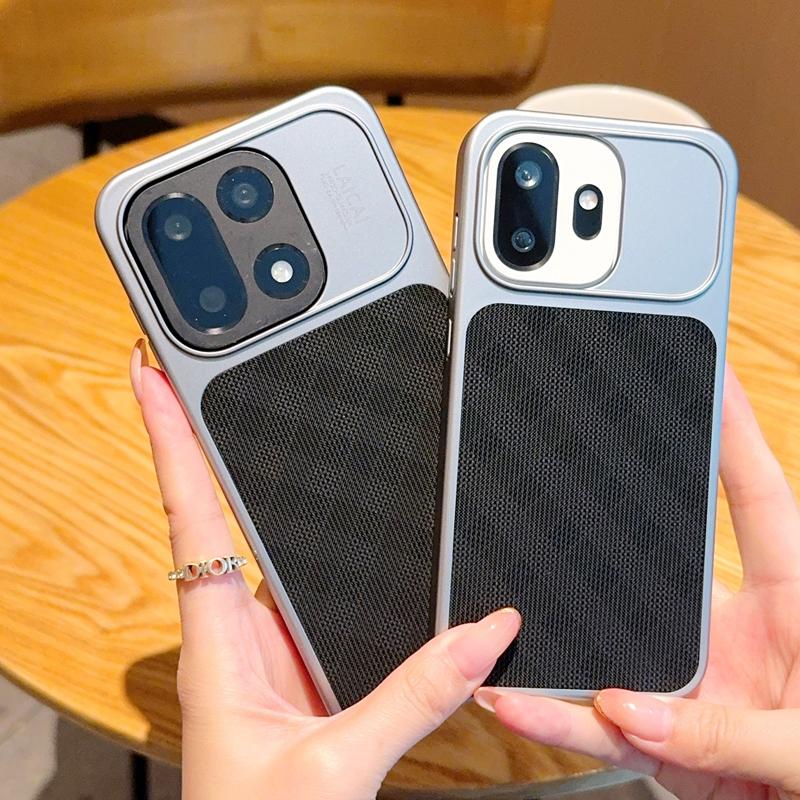 For OnePlus 15 15T Phone Case Woven Pattern Protective PC Hard Shell Shockproof Back Cover
