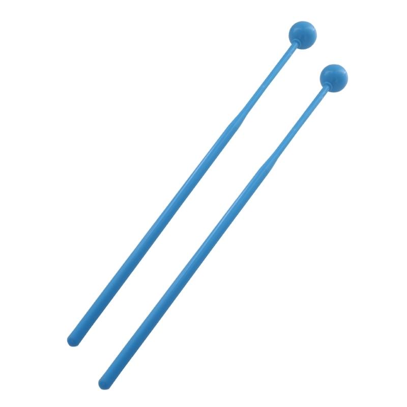 1 Pair ABS Handle Plastic Ball Drumstick Marimba Mallet Percussion Musical Instrument Accessories Beginner Training Kits