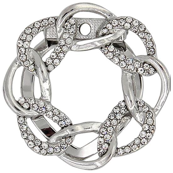 

Brooch Pin Flower Twist Shape Sparkling Rhinestones Imitation Pearls Decor Scarf Buckle Sweaters Collars Hats Bags Coats Scarves Accessory B