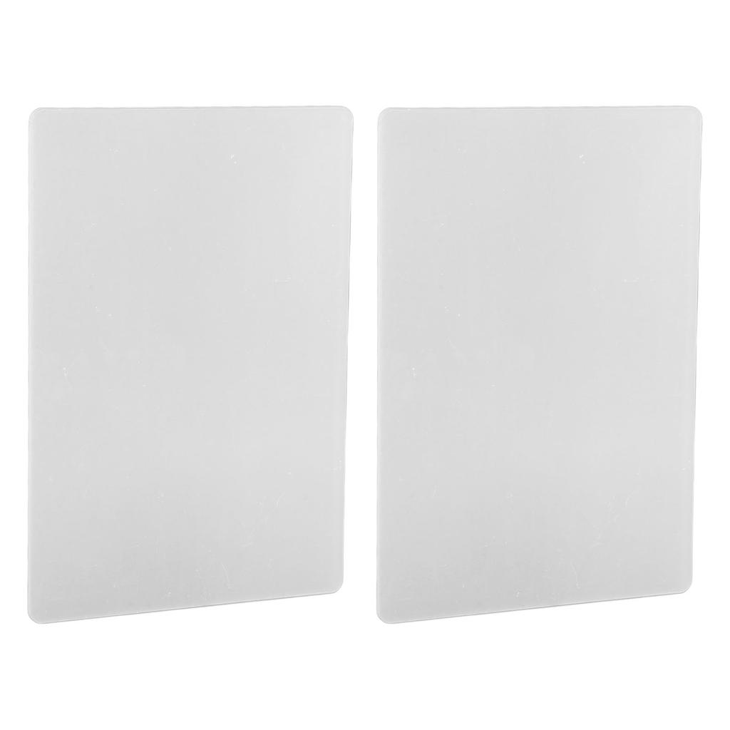 Clear Acrylic Sheet Transparent Plastic Panel Board for DIY Projects Signs Home Decor Photo Frame 2 Pieces