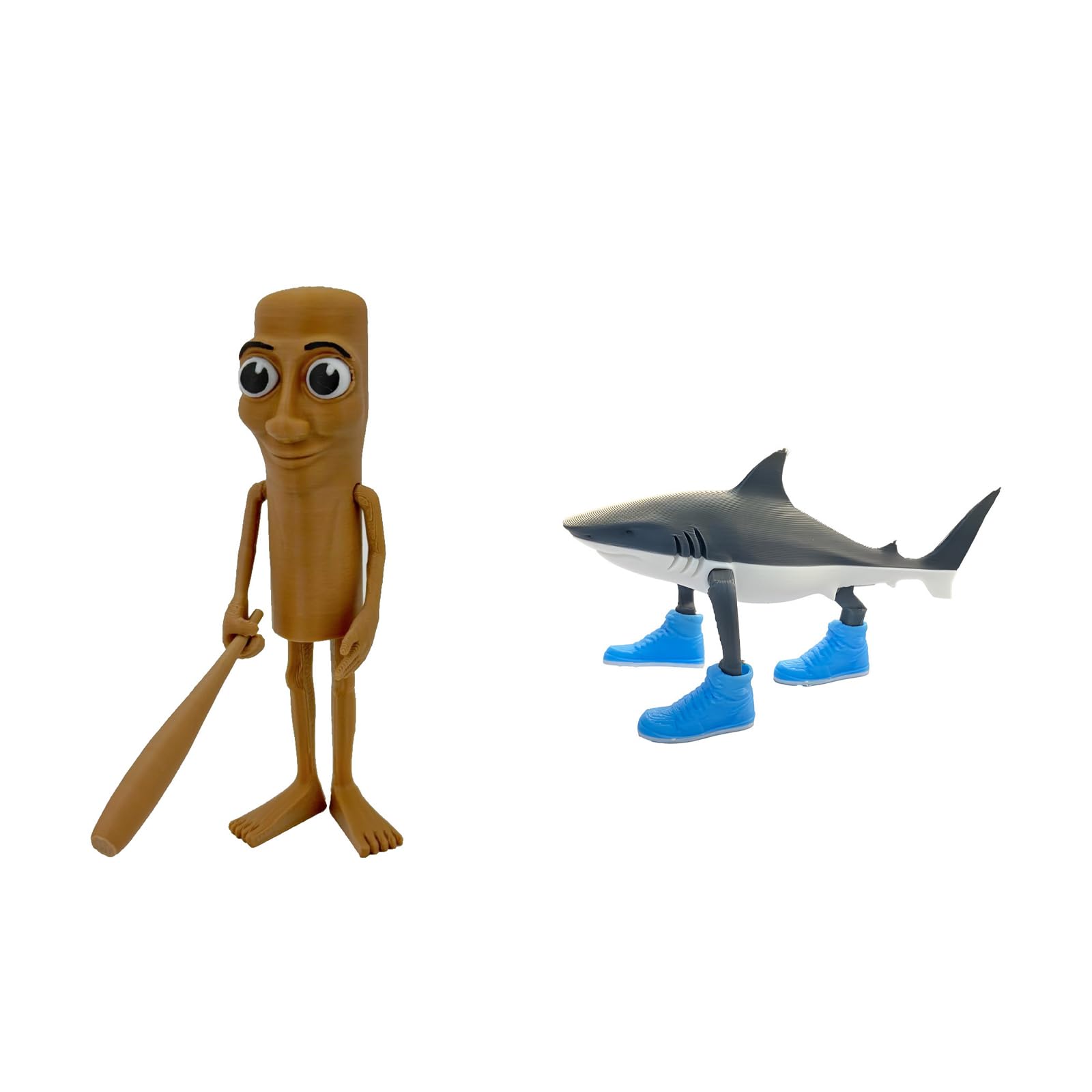 

TungTungTungSahur Action 3D Printed Collectible Animal Birthday Gifts of Figures, Dolls, Kids (Set 2)