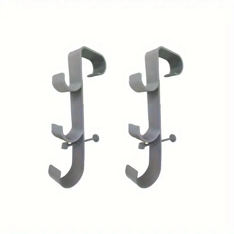 Pool Leaf Skimmer Net Holder Adjustable Telescopic Pole Hanger Above Ground Pool  Tub Cleaning Accessories
