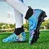 31-46 Children Graffiti Football Boots High-quality Artificial Lawn Socks Outdoor Men's Long Nail Sports Football Boots