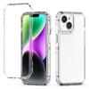 For iPhone 14 Plus/15 Plus Case Acrylic+TPU Anti-drop Clear Phone Cover