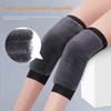 Thickened Winter Rabbit Fur Knee Pads for Warmth and Comfort
