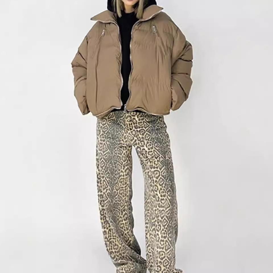 Sommer Neue Retro Jeans Herren und Damen Locker Weitbeinige Gerade Bein Hose