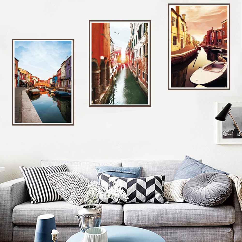 Landscape Oil Painting Famous Architectural Art Canvas Painting Gift Painting Living Room Corridor Study Home Decoration Mural No Frame