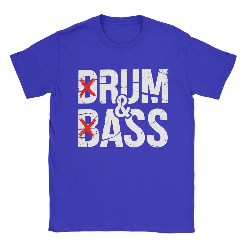 Drum Bass Humor For Music Lovers And Rave Culture Bassheads TShirt Beach Pure Cotton T Shirts For Unisex Tee Shirt Clothing