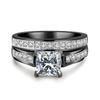 Popular Crystal Diamond Ring - European & American Women's Couple Hand Ornament