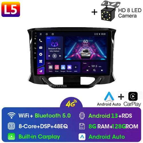 For LADA X Ray Xray 2015 - 2019 2 Din Android 12 Car Radio Multimedia Video Player Stereo Carplay Auto 4G Head Unit GPS IPS DSP