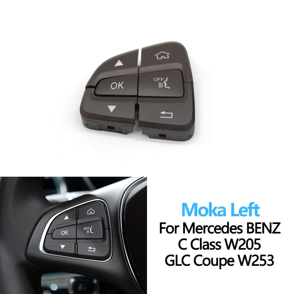W205 W253 Car Multi-function Steering Wheel Switch Control Buttons Cover For Mercedes Benz C GLC Class 0999050300