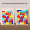 Tetris 3d Wooden Puzzle Toys For Kids Brain Training Educational Gifts Prop