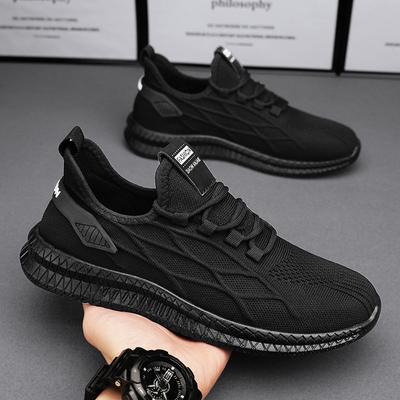 Men's 2025 New Breathable Fly-woven Mesh Shoes, Light and Versatile Men's Sports Running Shoes, Light and Comfortable Trendy Shoes