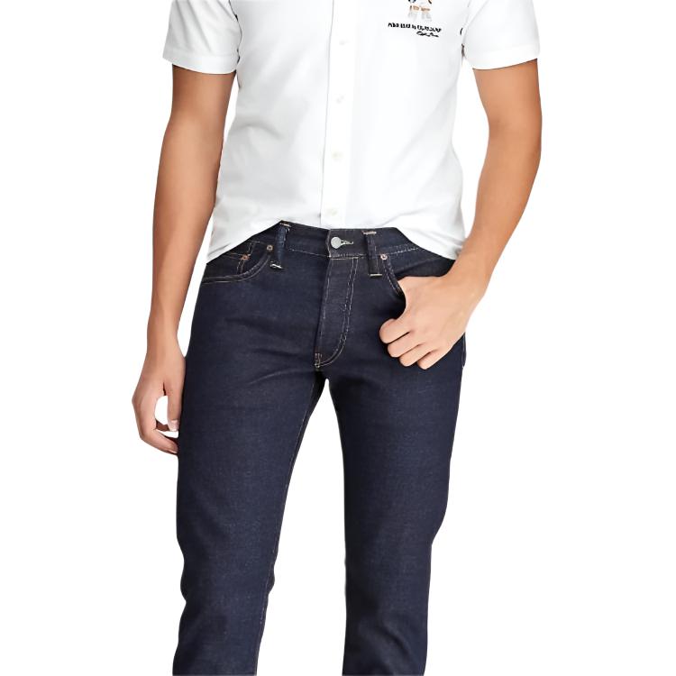 Polo Ralph Lauren SS25 Beer Logo Geborduurd Enkele Rij Knopen Korte Mouw Shirt Heren shirts 710802632-001