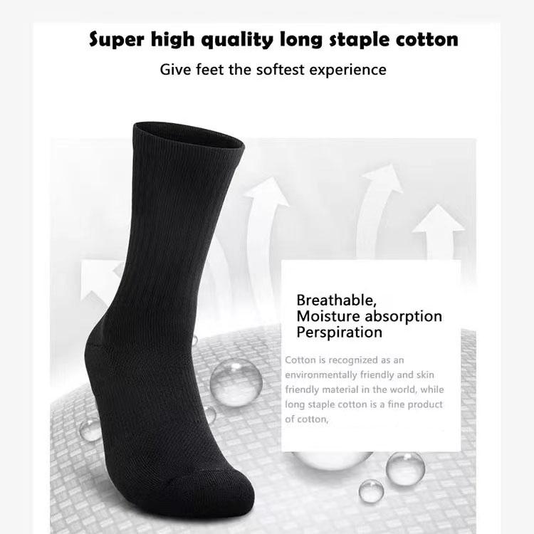 Quality Crew Fashion Grip Embroidery Women Compression logo Print Men's Designer Sport Custom Socks