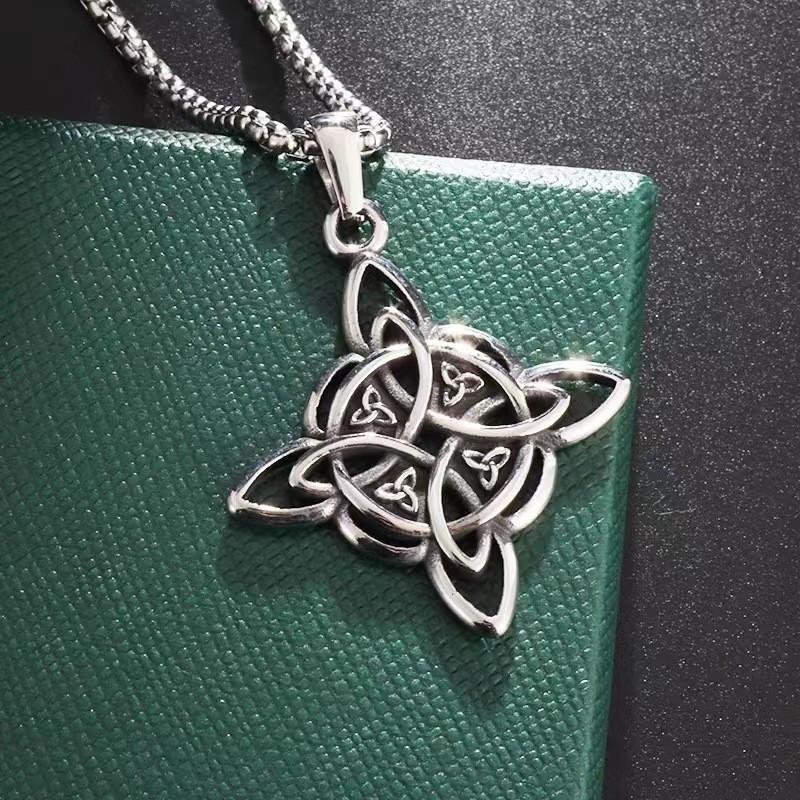 New Nordic European and American retro style Viking Celtic knot pendant personalized retro domineering men s necklace pendant