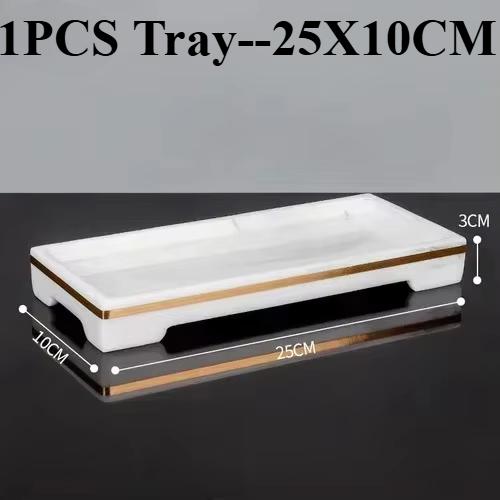 1 pz Resina Luce Lusso Bagno Vassoio Lavabo Hotel Bagno Tavolo Lavabo Bagno Porta Spazzolino Decorazione Accessori WC