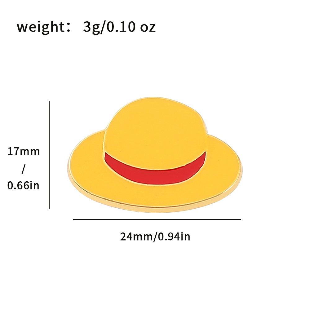 191 Spot ONE PIECE Brooch Riman Metal Badge Luffy Pirates One Piece Pin Accessories