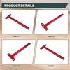 A74E-Precision Marking T-Rule Carpenter's Drawing Ruler Woodworking Marking Ruler Standard Aluminum Alloy Ruler