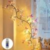 1pc 130CM USB Powered Butterfly Branch LED Wall Light with 8 Lighting Modes,Home Decor