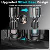 Car Cup Holder Expander with Adjustable Offset Base, All Purpose Cupholder Extender for car with Expandable, Univeral for Most Popular Large Travel