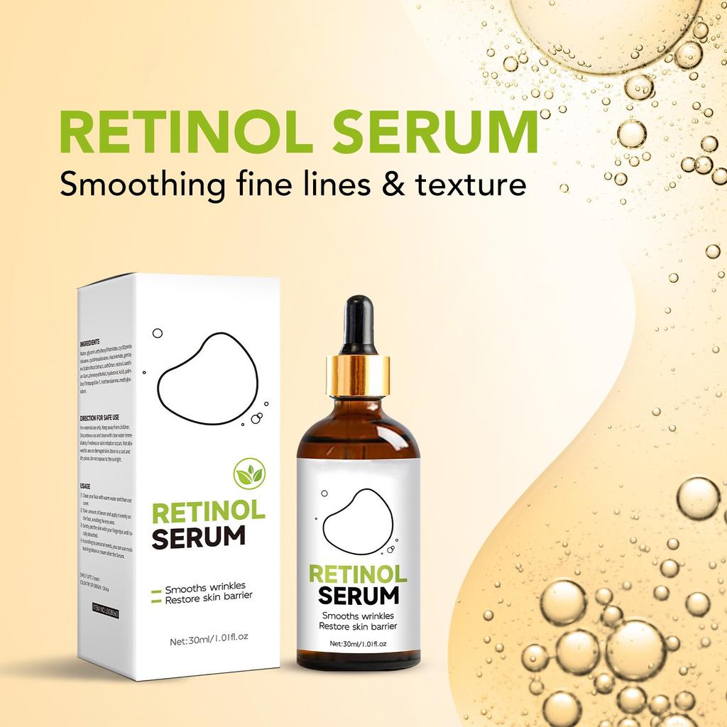 Retinol Serum Care For Aging For Dark Circles And Puffiness Dark Circles Skin Care Eye Bag Care Serum Bag Reduction Care Men Women 30ml