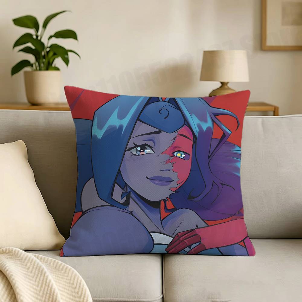 Cartoon KKnights of GGuinevere Cartoon Printing Pillowcase Customized Pillow Cover for Sofa Home Decor