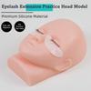 Silicone Realistic Head Dummy Soft Eyelash Planting  Eyelash Extension Training