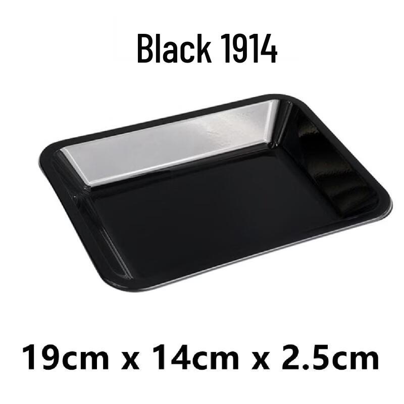 Disposable Black Plastic Serving Tray