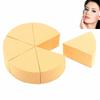 Pure Color Triangle Makeup Puff Soft Makeup Blender Hor Makeup Sponge  for Liquid Foundation Powder
