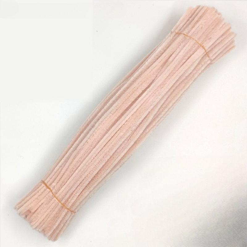500pcs Chenille Stem Pipe Kids DIY Creative Chenille Sticks Cleaners Kindergarten Educational Handmade Material Plush Strips