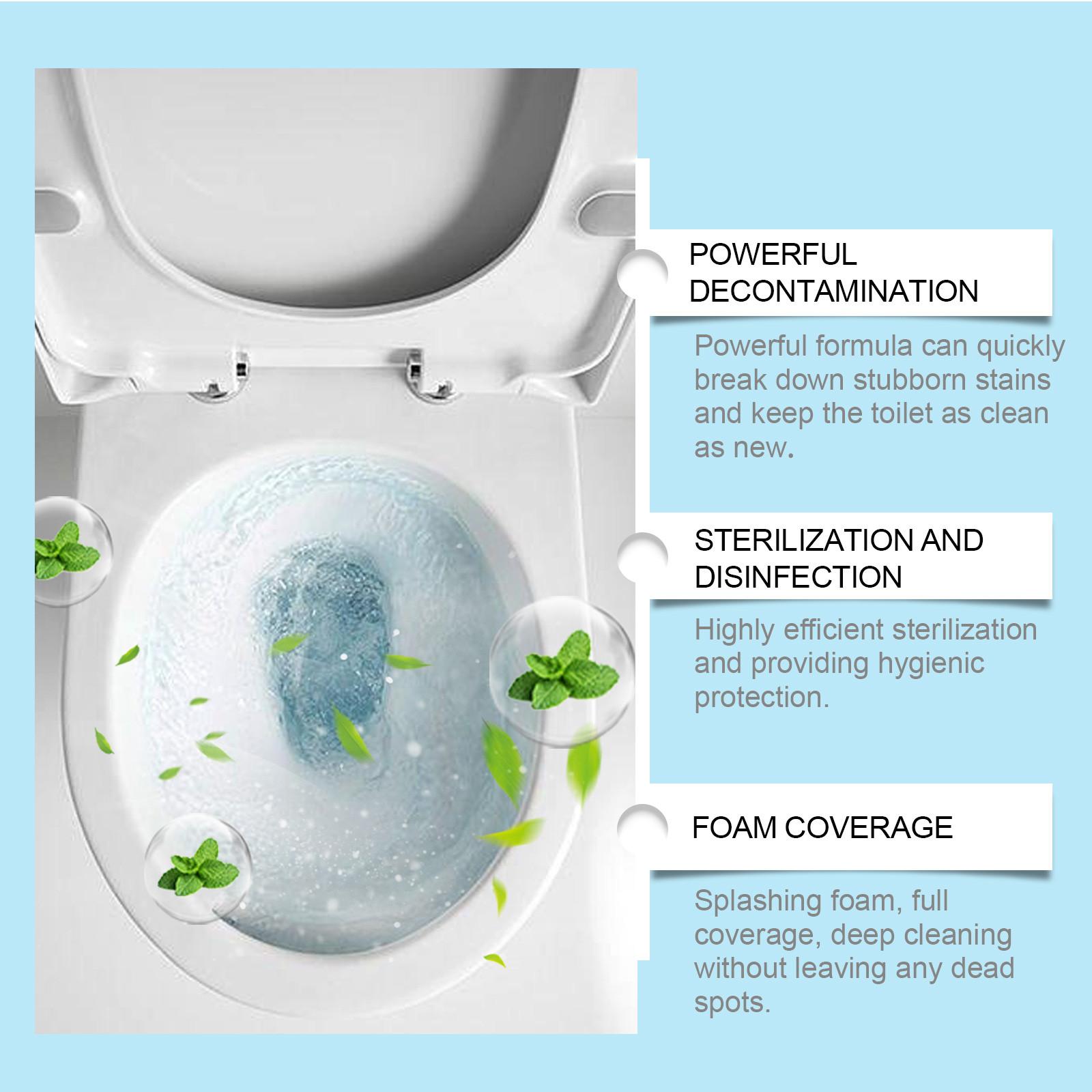 Пенный очиститель для унитаза с брызгами — фото 6