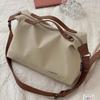 Apanese Korean Fashion Simple Commute Canvas Tote Bag Literary Casual Versatile Student Handbag Crossbody Bag