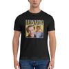 cotton tshirt Leonardo Dicaprio Classic T-Shirt Short sleeve tee big and tall t shirts for tee-shirt for boys