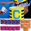 1-5 Stück Fußball Kapitän Armband für Kind Erwachsene Verstellbar Fußballtraining Fußball Anführer Armband Armreif Fußballzubehör