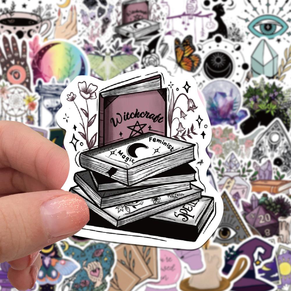 50pcs Magic Witch Beauty Art Cartoon Sticker DIY Phone Laptop Luggage Skateboard Graffiti Decals