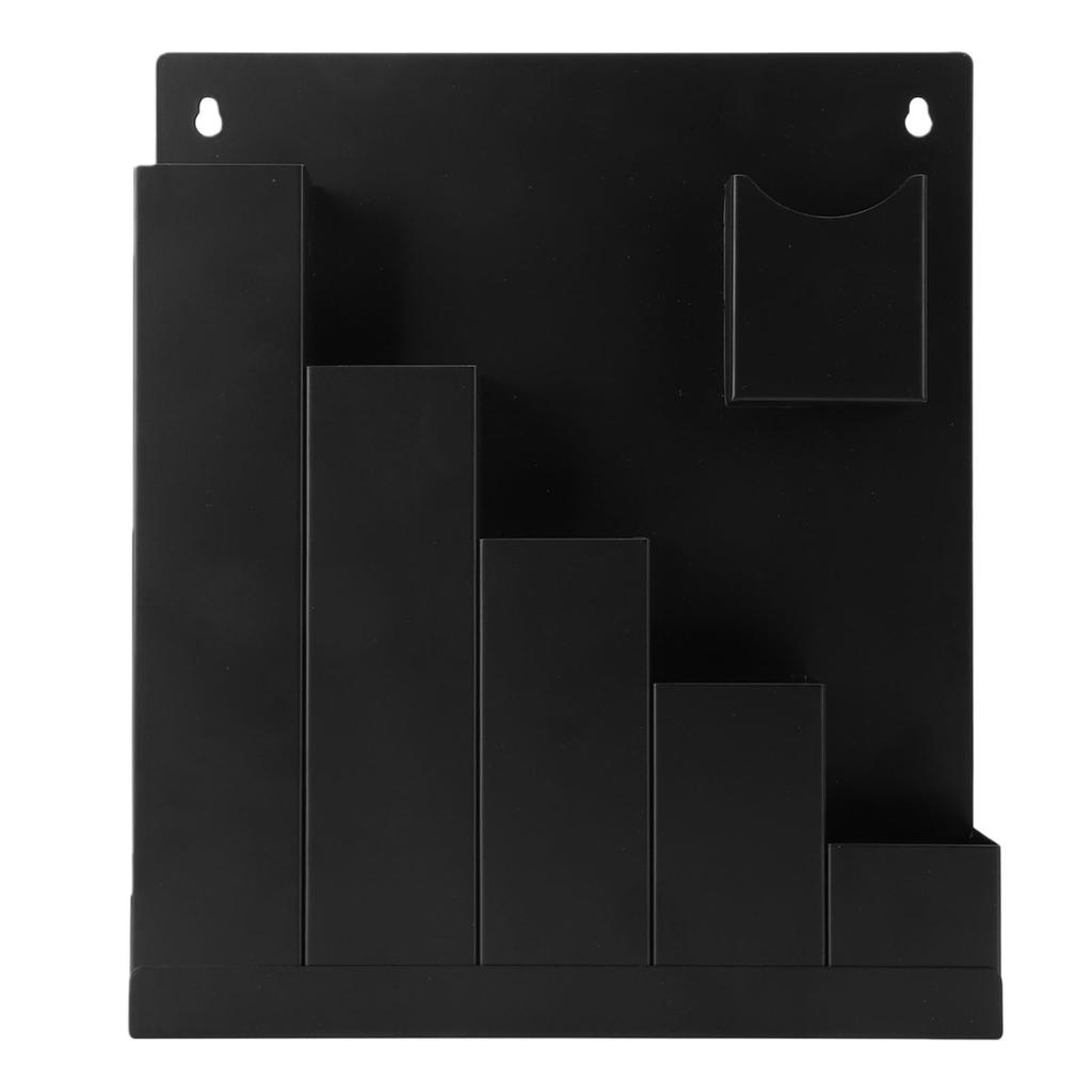 Wall Mount Cable Tie Holder 5 Grids Storage Rack   Metal   for Workshop Shed Garage Home