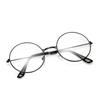 Unisex Retro Round Frame Glasses - Literary Style, Prescription Ready