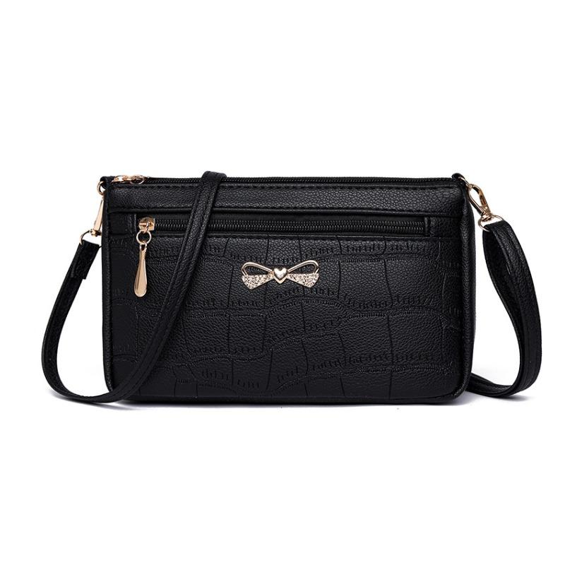 Women's Bags Are Versatile, New Messenger Bags, High-end Underarm Bags, Simple Bows, Large-capacity Shoulder Bags.