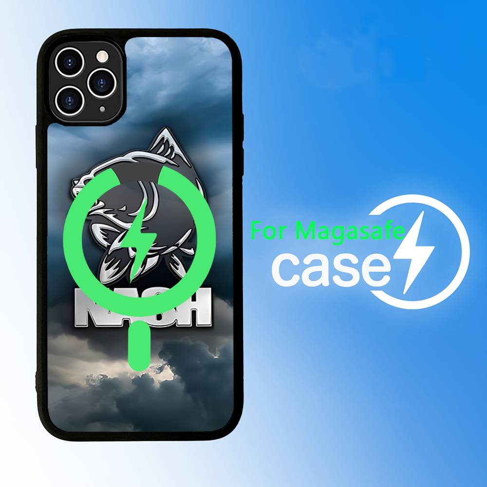 N-Nashs Angel-Logo Für Magsafe Magnetische Hülle Für IPhone 17 Air 16 15 14 13 12 11 Pro Max Plus Kabelloses Laden