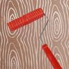 BHBL Rubber Imitation CrocodileGrain Pattern Paint Roller DIY Paint Texture Pigment Printing Wall Painting Roller with Handle