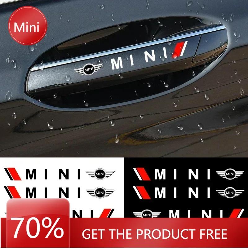 Cars R56 For BMW MINI Car For BMW Car Styling Door Handle Reflective Stickers Vinyl Decoration For BMW Mini Cooper R56 R50 R53 F