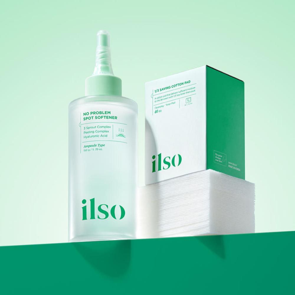 Ilso No Troublem Spot Softener 150ml with 40 Cotton Pads