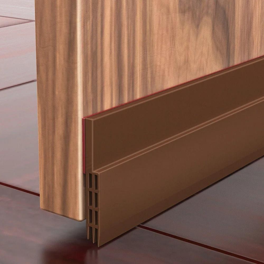 IPC 1mX5cm Door Bottom Sealing Strip Windproof Dust Stopper Guard Rain Weatherstrip Noise Reduction Sealer Doors Bottom