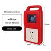Compact Industrial Power Strip with RCD and Display for Construction Sites