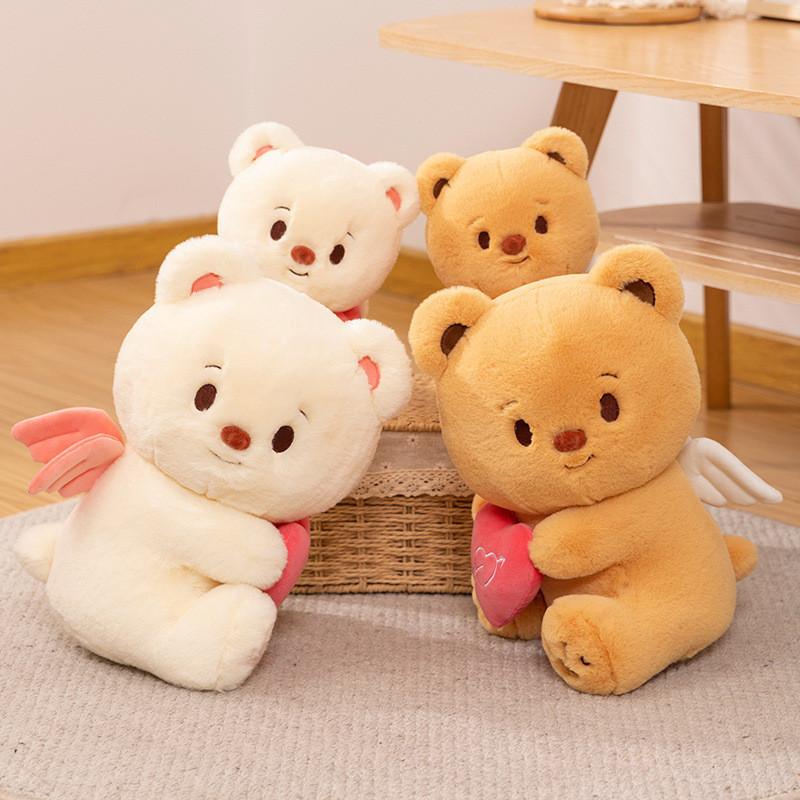 Adorable Teddy Bear Plush Toy Soft Cuddle Pillow For Kids And Toddlers Perfect Birthday Gift