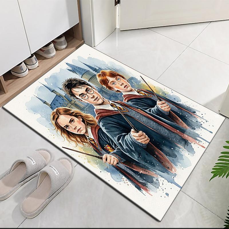 Harry Potter Printed Carpet, for Office Chair Living Room Bedroom Kitchen Room Decor Gifts.